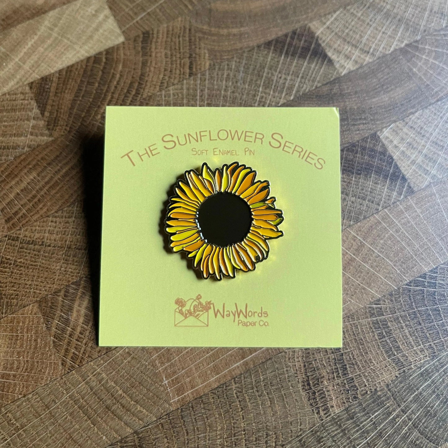 Sunflower Enamel Pin
