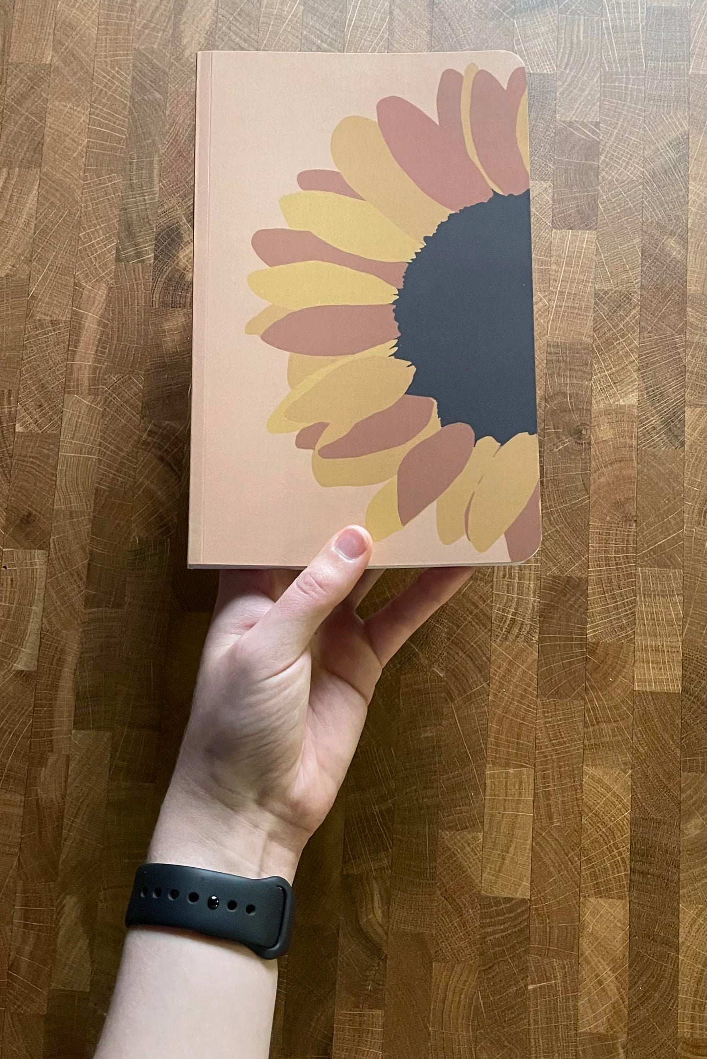 Sunflower Layflat Lined Notebook