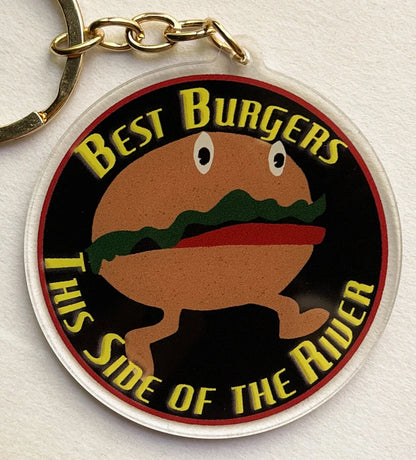 Nona the Ninth Burger Keychain