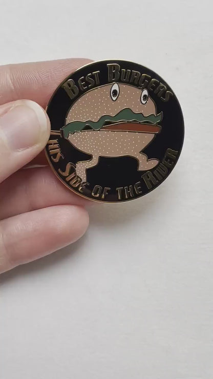 Nona the Ninth-Inspired Burger Pin